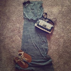 Cynthia Rowley Black/white striped dress